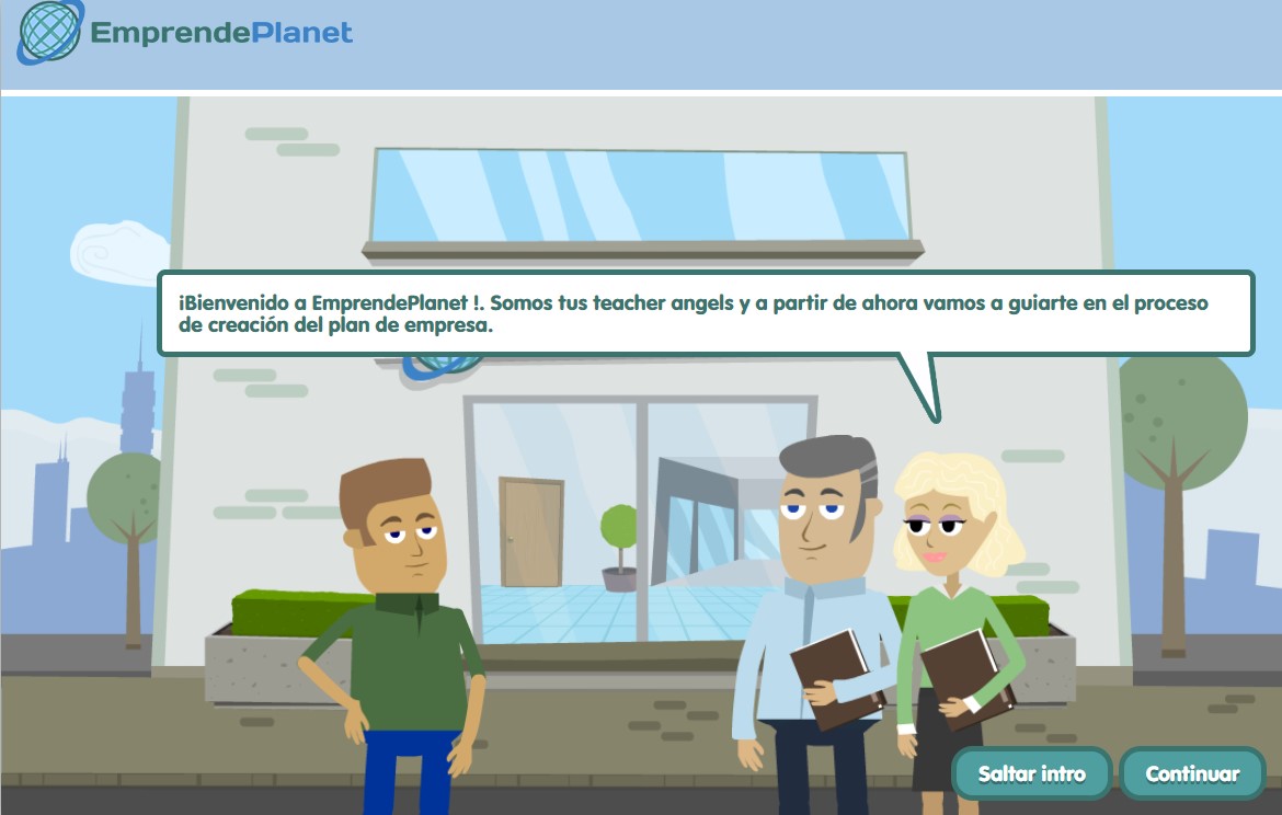 Videojuego educativo EmprendePlanet para TuLibrodeFP